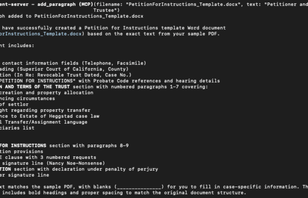 Using AI to Create Formatted Word Documents from PDFs