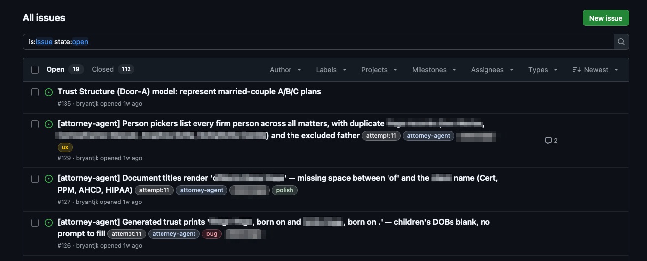 GitHub Issues List